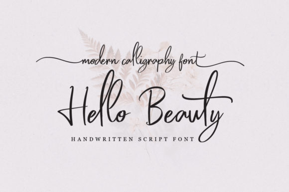 Hello Beauty Font