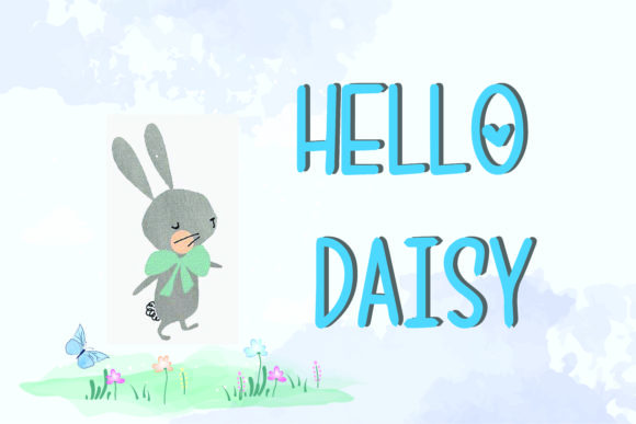 Hello Daisy Font Poster 1