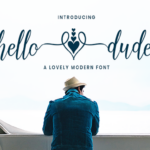 Hello Dude Font Poster 1