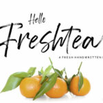 Hello Freshtea Font Poster 1