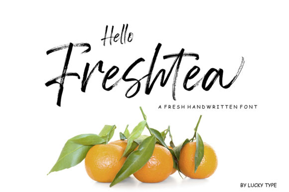 Hello Freshtea Font Poster 1