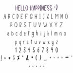 Hello Happiness Font Poster 4