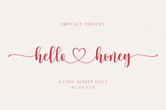 Hello Honey Font Poster 1