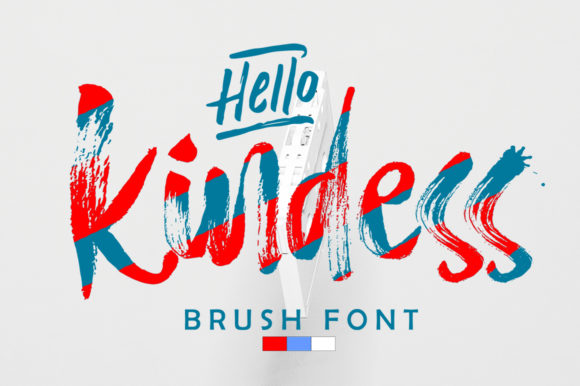 Hello Kindess Font Poster 1