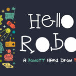 Hello Robot Font Poster 1