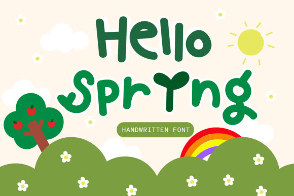 Hello Spring Font