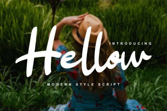 Hellow Font Hellow Font Poster 1