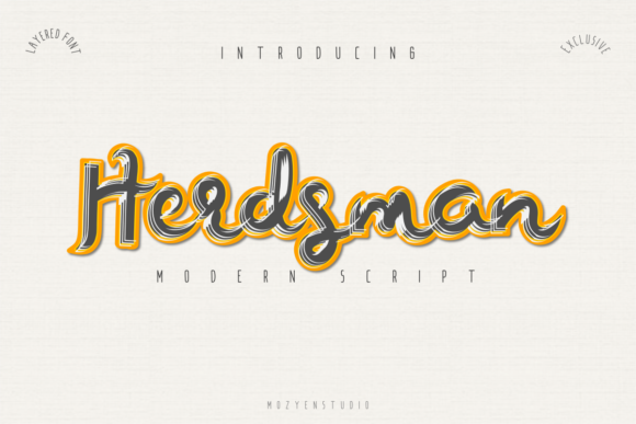 Herdsman Font Poster 1