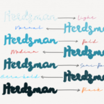 Herdsman Font Poster 7