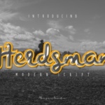 Herdsman Font Poster 8