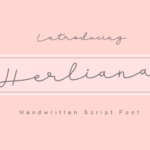 Herliana Font Poster 1