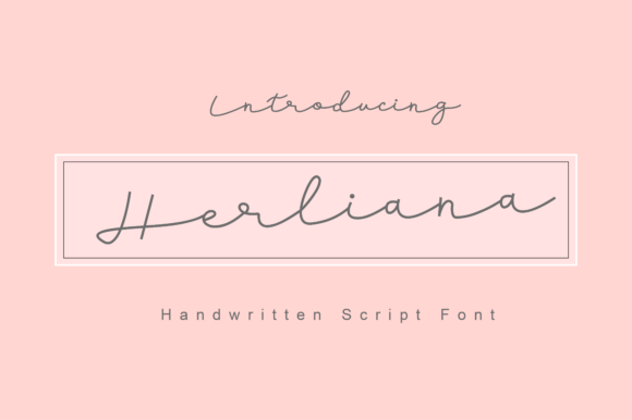 Herliana Font Poster 1