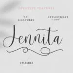 Hernitta Font Poster 5