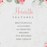 Hernitta Font Poster 10