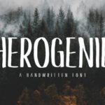 Herogenie Font Poster 1