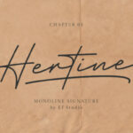 Hertine Font Poster 1