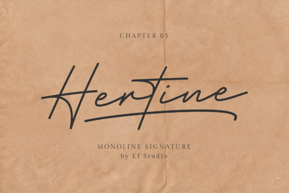 Hertine Font Poster 1