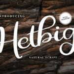 Hetbig Font Poster 1