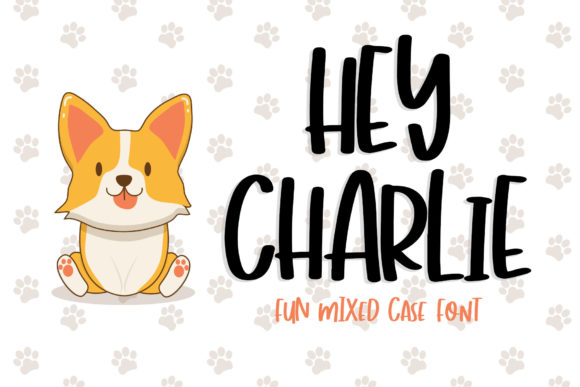 Hey Charlie Font Poster 1