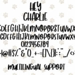 Hey Charlie Font Poster 5