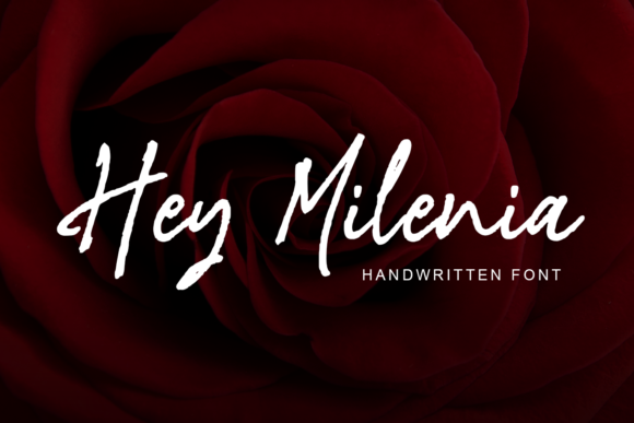 Hey Milenia Font Poster 1