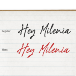 Hey Milenia Font Poster 11