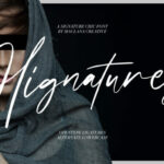 Hignatures Font Poster 1