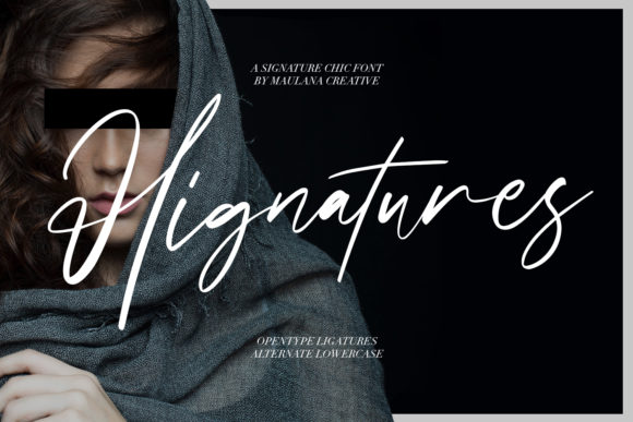Hignatures Font Poster 1