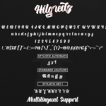 Hilgreds Font Poster 6