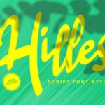Hilles Font Poster 1