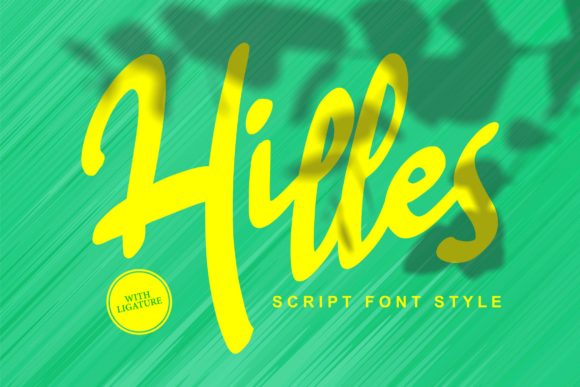 Hilles Font Poster 1