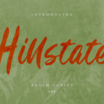 Hillstate Font Poster 1