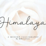 Himalaya Font Poster 1