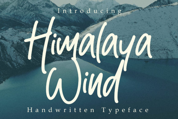 Himalaya Wind Font Poster 1