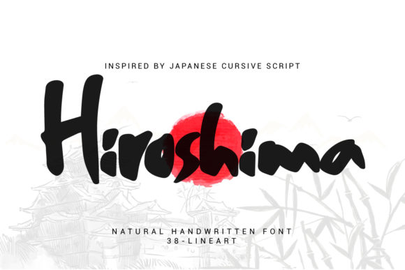 Hiroshima Font Poster 1