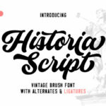 Historia Font Poster 1