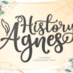 History Agnes Font Poster 1