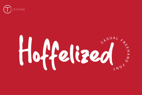 Hoffelized Font Poster 1