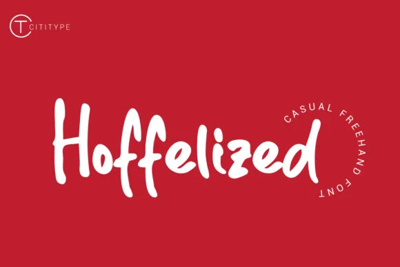 Hoffelized Font Hoffelized Font Poster 1