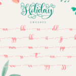 Holiday Font Poster 10