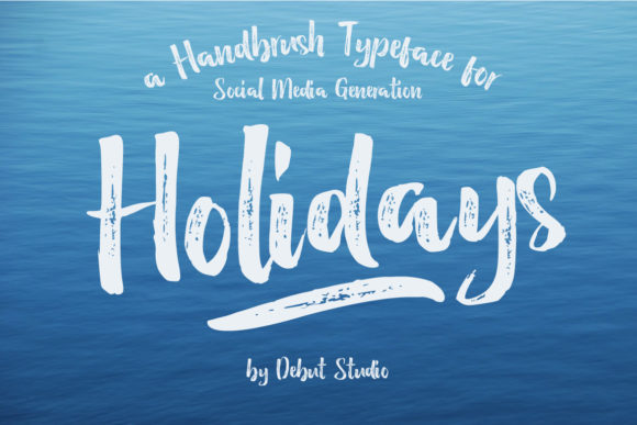 Holidays Font Poster 1