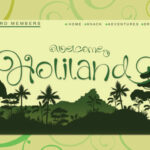 Holiland Font Poster 1