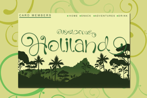 Holiland Font Poster 1