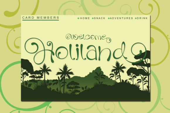 Holiland Font