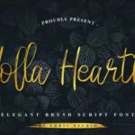 Holla Hearth Font Poster 1
