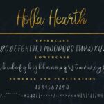 Holla Hearth Font Poster 5