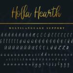 Holla Hearth Font Poster 8