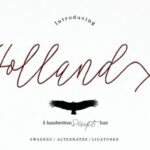 Holland Font Poster 1