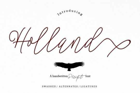 Holland Font Poster 1