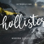 Hollister Font Poster 1